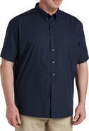 B+T Essentials Big & Tall Poplin Sport Shirt