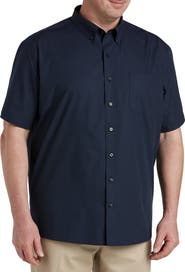 B+T Essentials Big & Tall Poplin Sport Shirt
