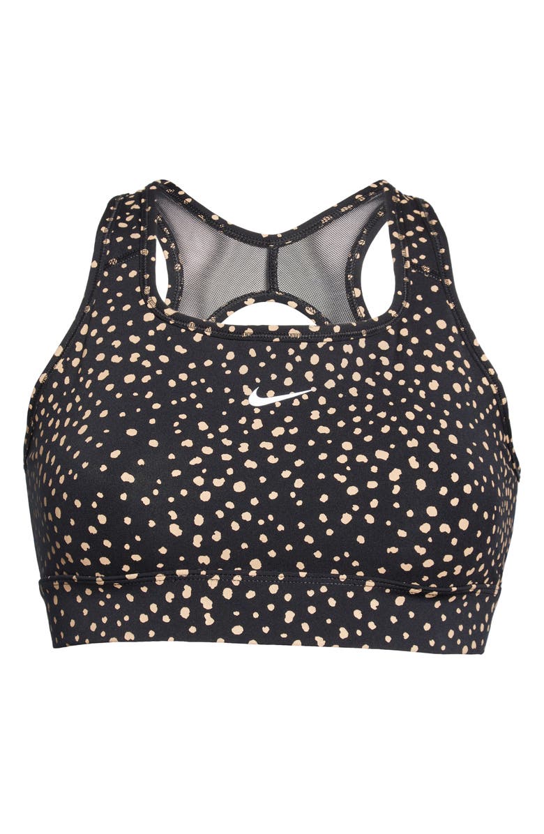 Nike Polka Dot Open Back Sports Bra, Alternate, color, 