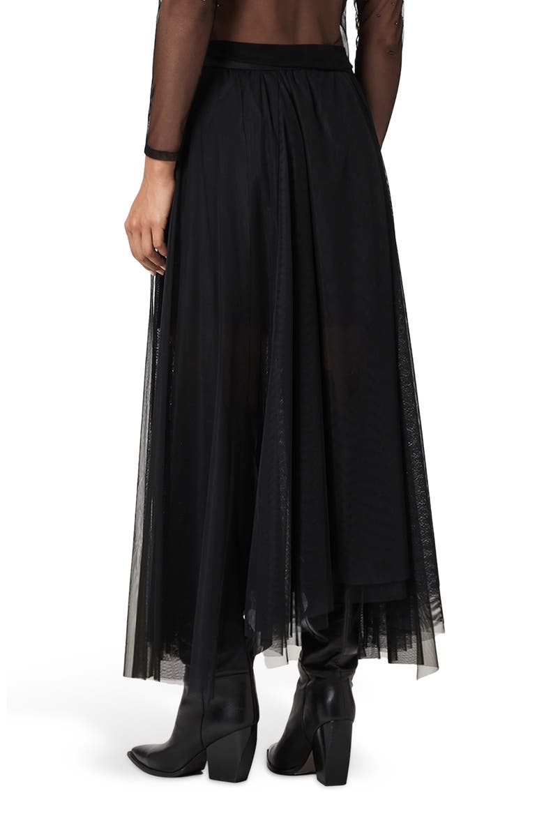 Ally Tulle Skirt, Alternate, color, BLACK