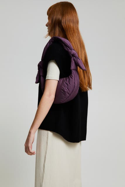 Biwa Puffy Micro Bag, Alternate, color, PLUM
