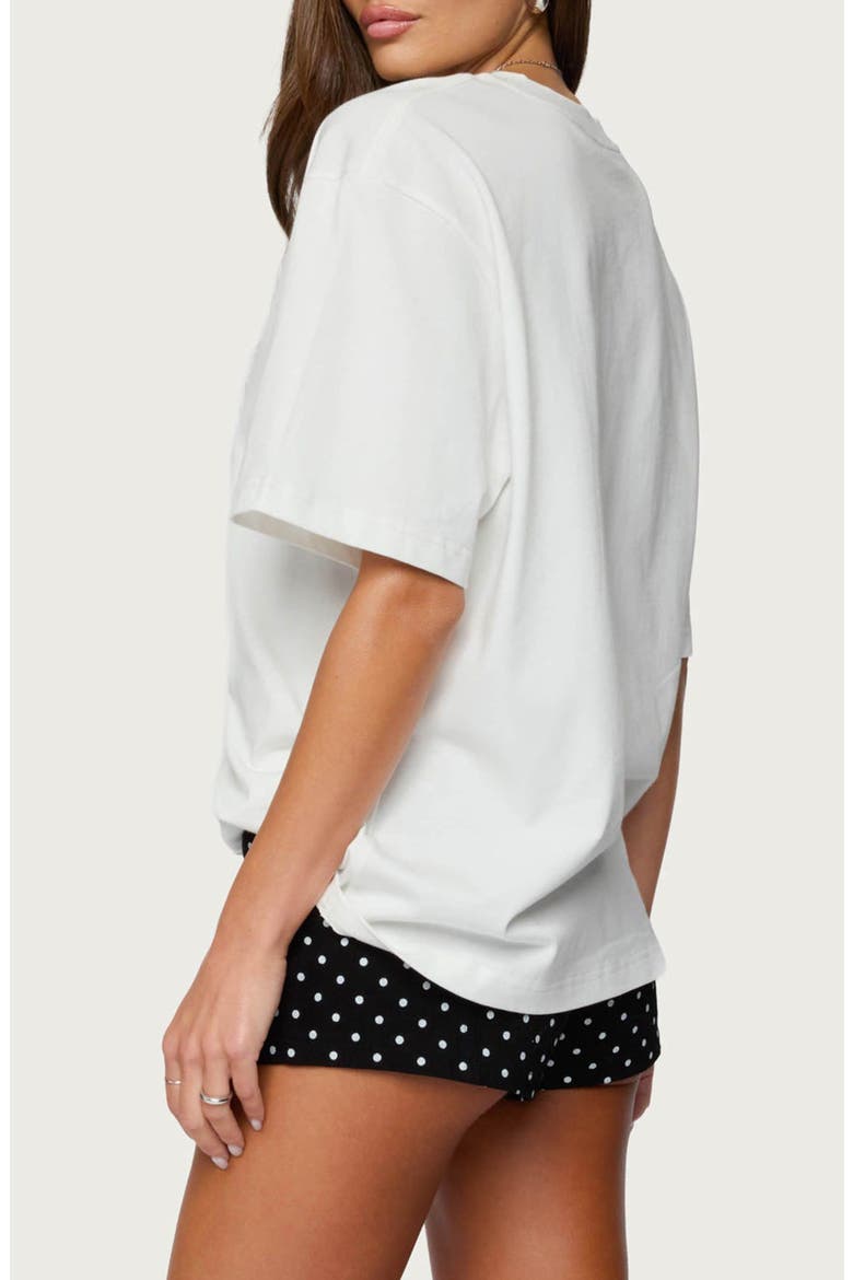 Devan Oversize Cotton T-Shirt, Alternate, color, WHITE