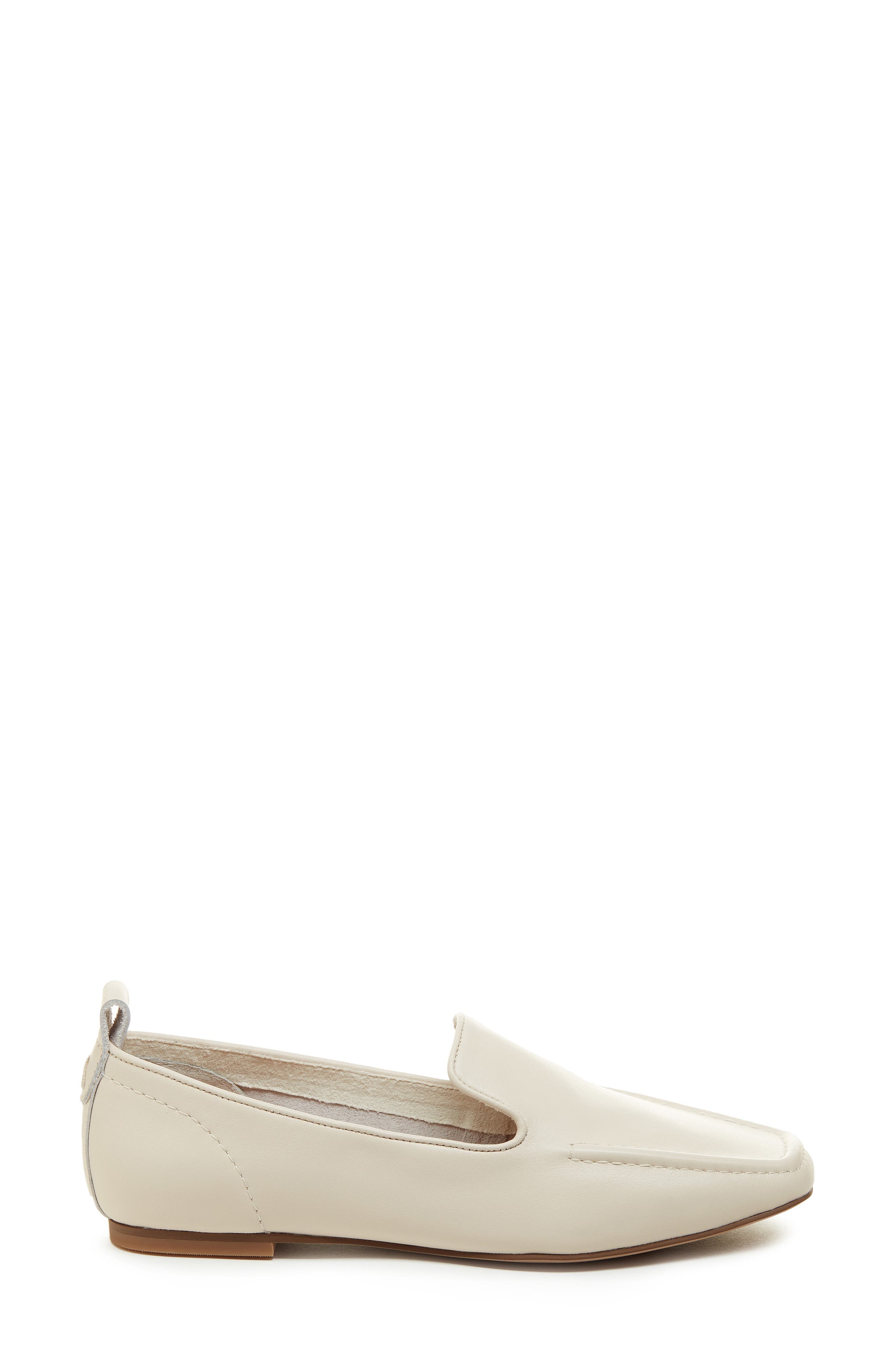 Kelsi Dagger Brooklyn Finley Square Toe Flat, Alternate, color, Cream