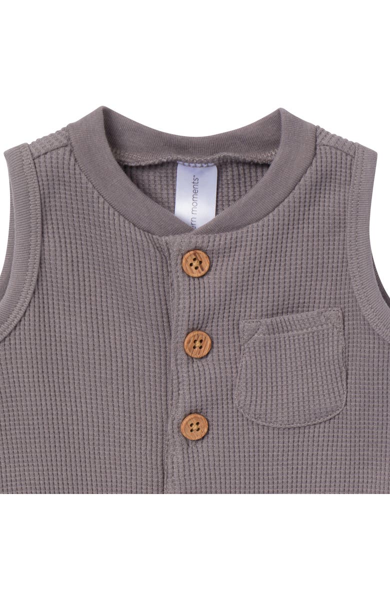Modern Moments<sup>™</sup> by Gerber Sleeveless Short Romper, Alternate, color, Grey