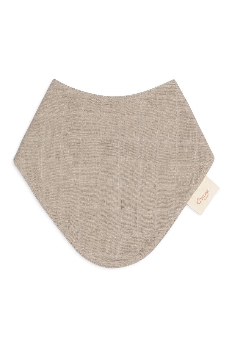 Avery 3-Pack Cotton Muslin Bandana Bibs, Alternate, color, IVORY