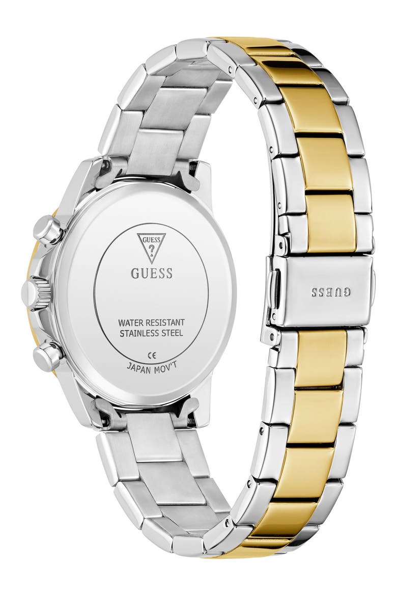 Two-Tone Multifunction Bracelet Watch, 36mm, Alternate, color, ICE BLUE