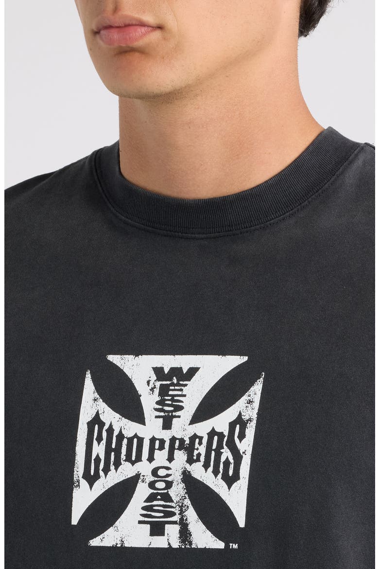WCC Custom Built Graphic T-Shirt, Alternate, color, BLACK WASH