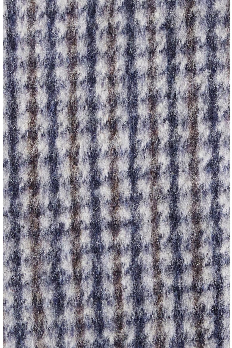 Maggie Blockcheck Wool Blend Wrap Coat, Alternate, color, NAVY CHECK