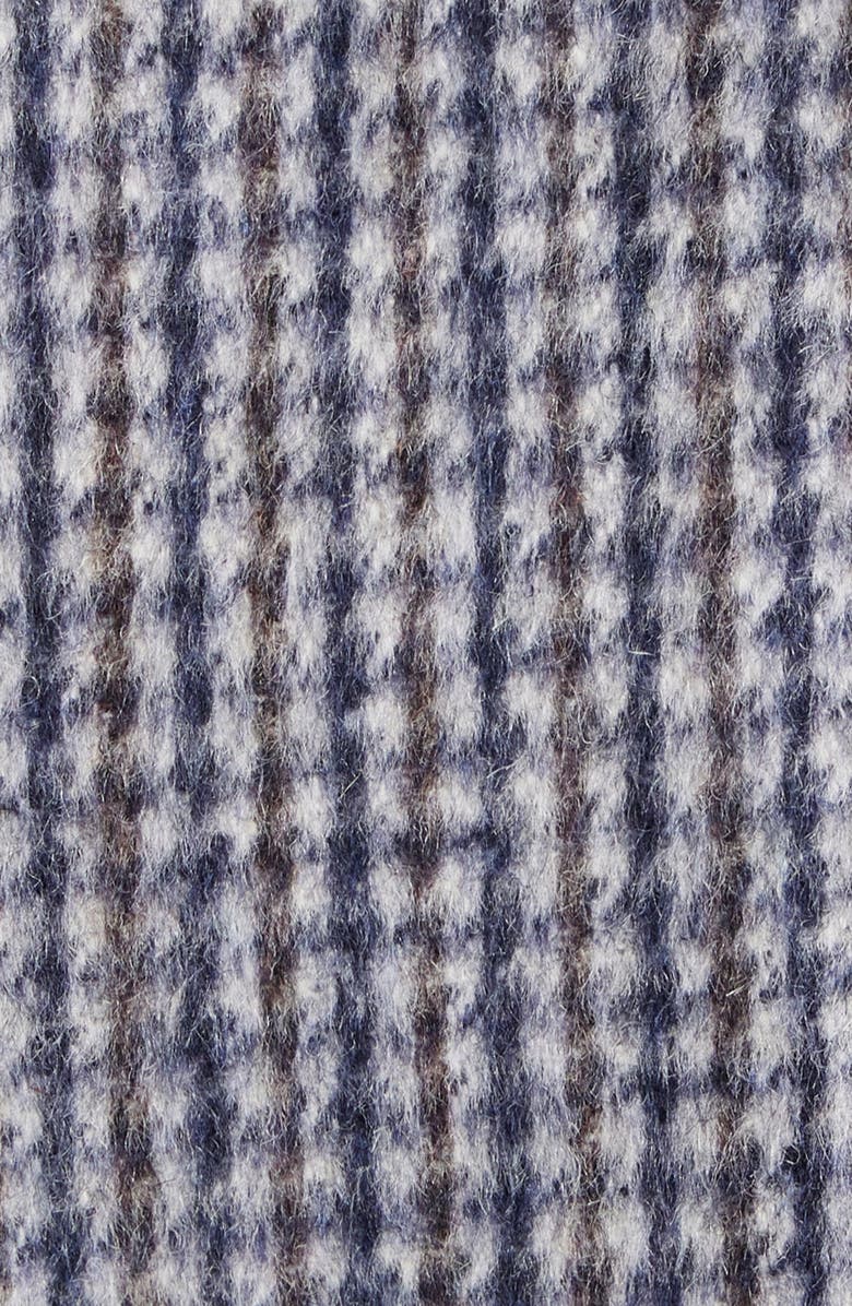 dRA Maggie Blockcheck Wool Blend Wrap Coat, Alternate, color, Navy Check