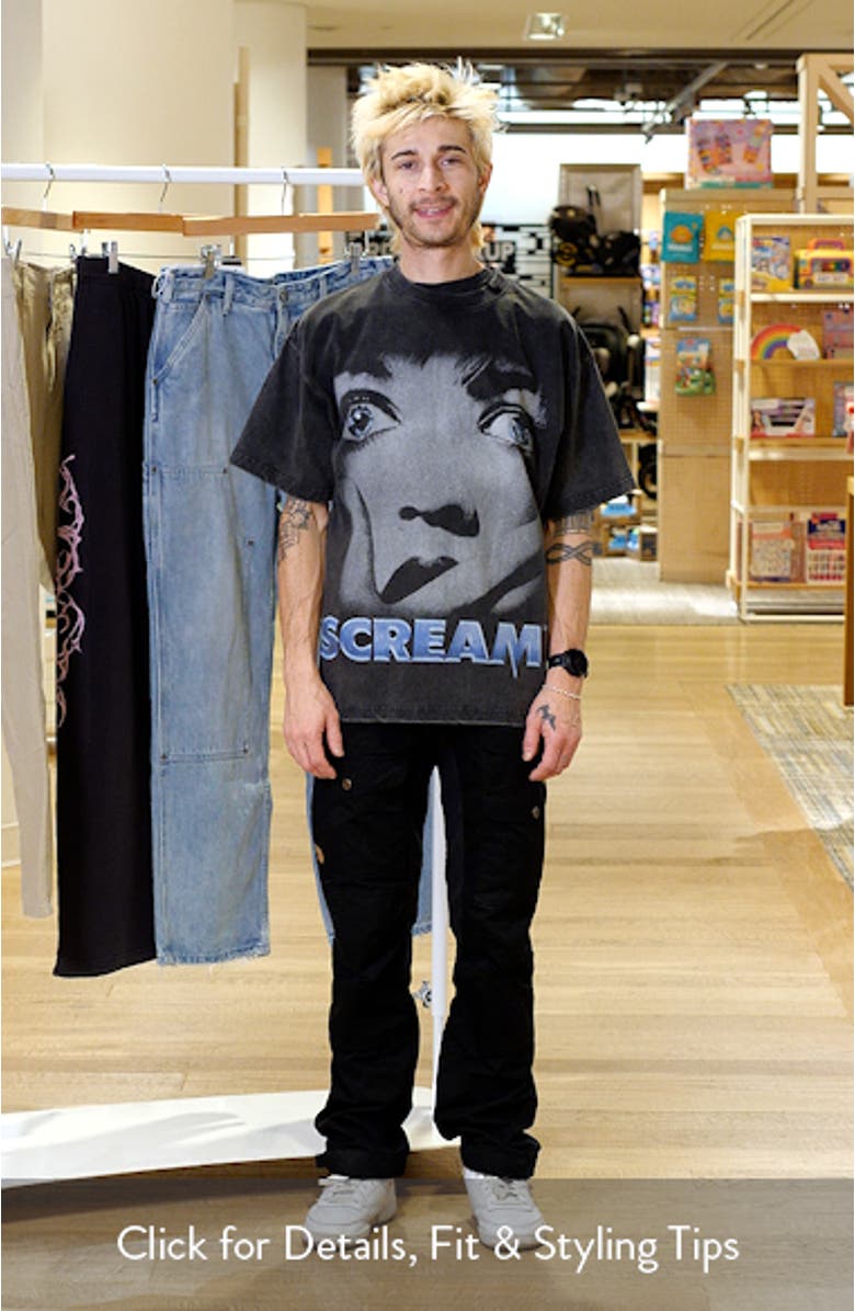 Scream<sup>™</sup> Stare Cotton Graphic T-Shirt, sales video thumbnail