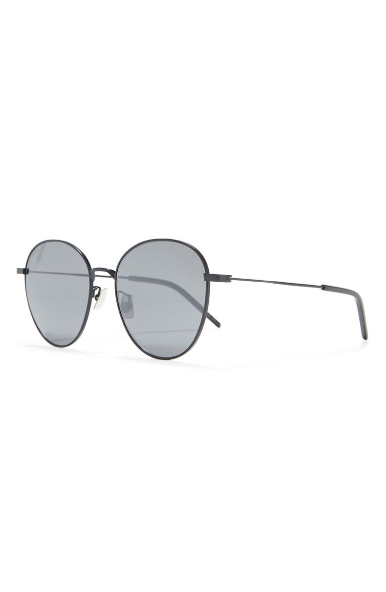 Saint Laurent 56mm Round Sunglasses, Alternate, color,