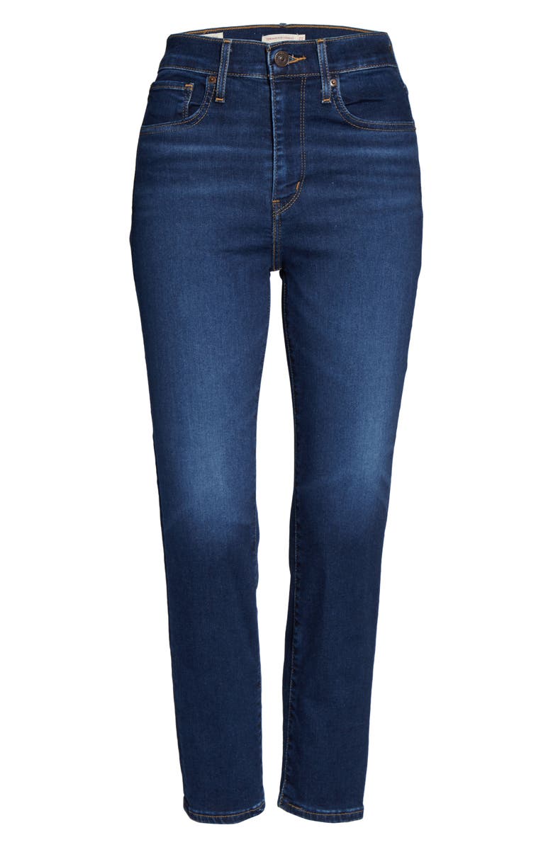 Levi's<sup>®</sup> 724<sup>™</sup> High Waist Crop Straight Leg Jeans, Alternate, color, 