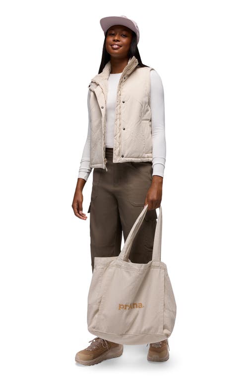 Prana Encinitas Quilted Vest In Gray