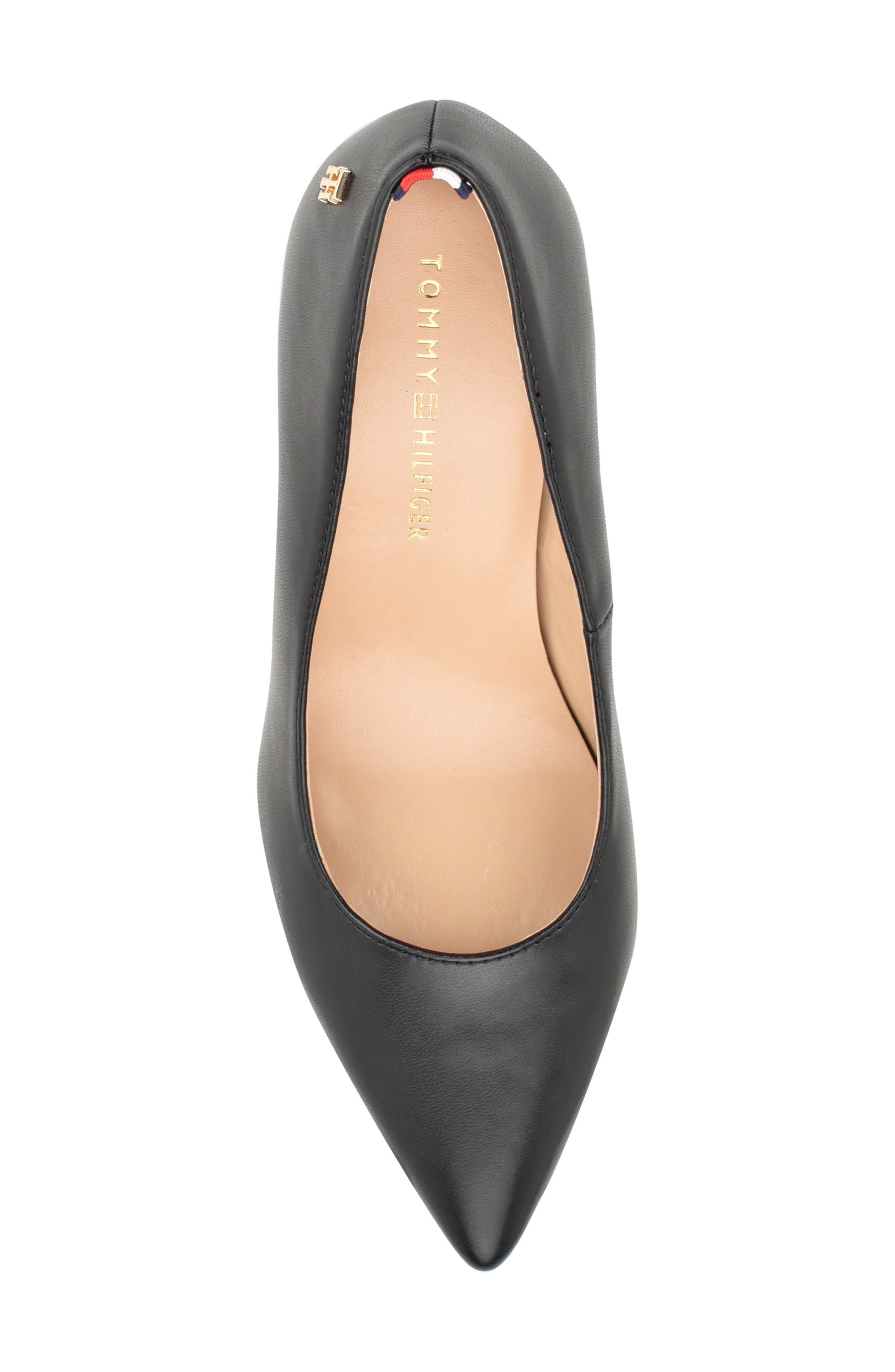 Tommy Hilfiger Abilene Block Heel Pump, Alternate, color, Black