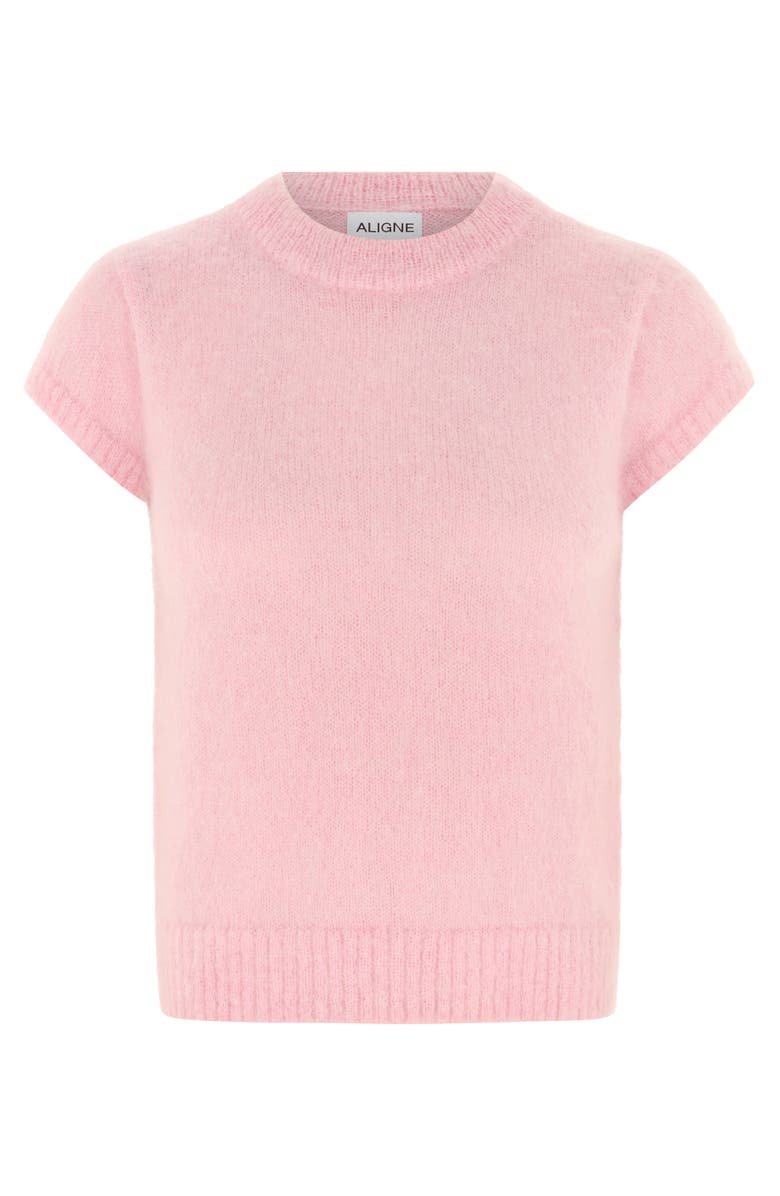 ALIGNE Jess Knit T-Shirt, Alternate, color, Pink