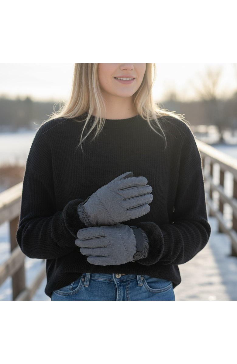 CANADA WEATHER GEAR Women's Winter Touchscreen Gloves, Alternate, color, Grey