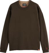 Scotch & Soda Double Face Wool & Cotton Sweater