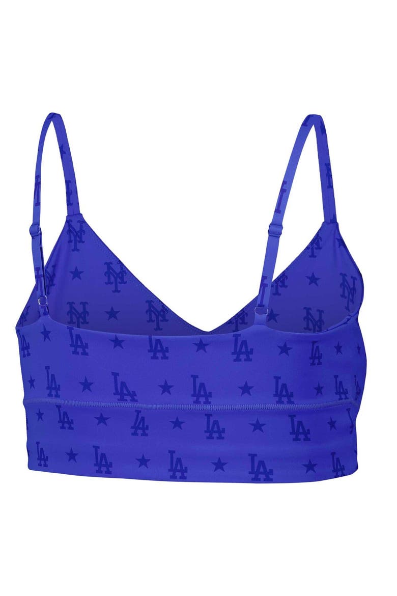 Women's Terez Royal Los Angeles Dodgers Active Bra, Alternate, color, Royal