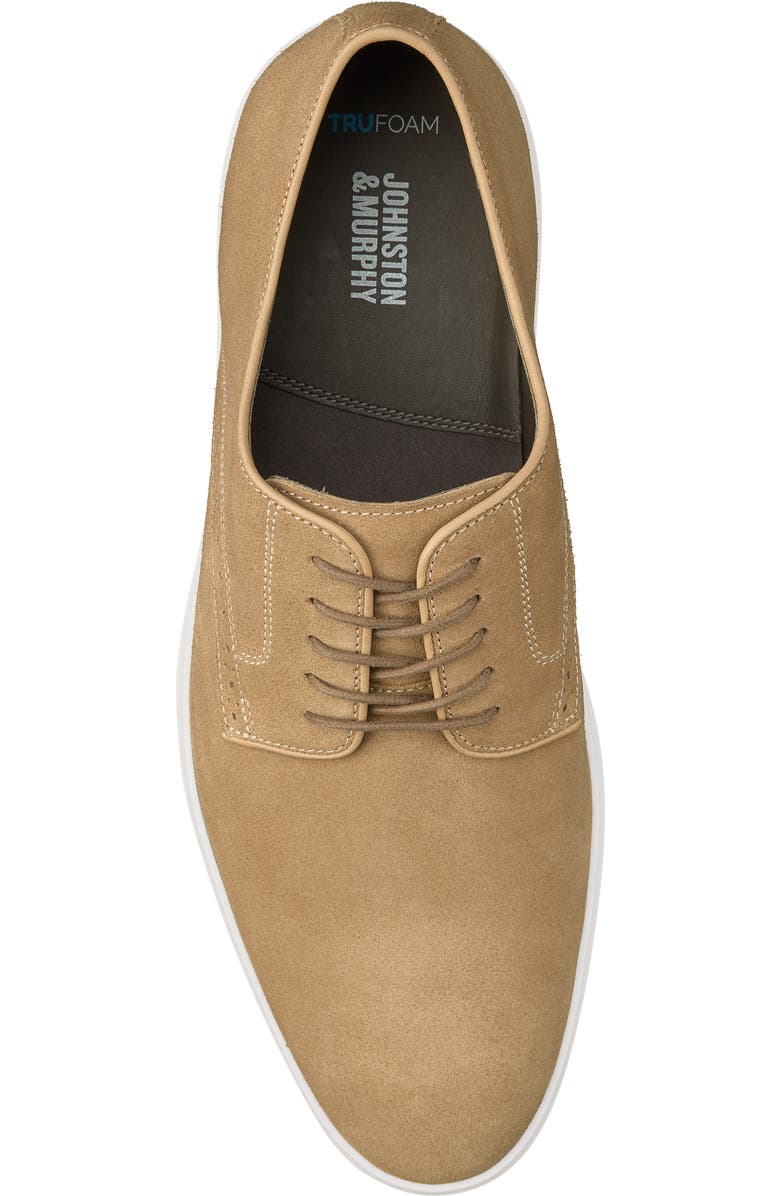 Johnston & Murphy Brody Plain Toe Derby, Alternate, color, Taupe Suede