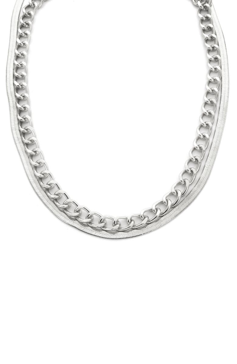 Panacea Layered Chain Necklace, Main, color, 