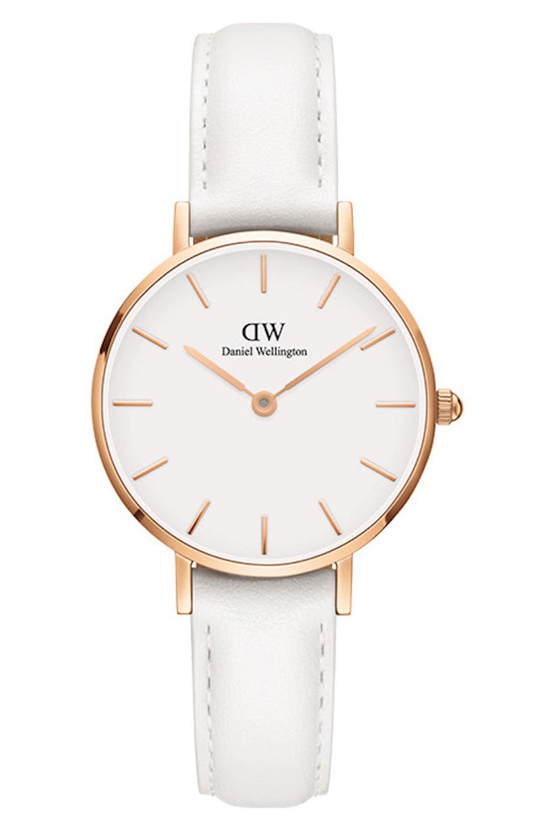 Classic Petite Bondi Leather Strap Watch, 28mm video