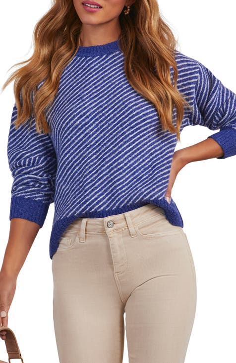 Purple striped sweater best sale