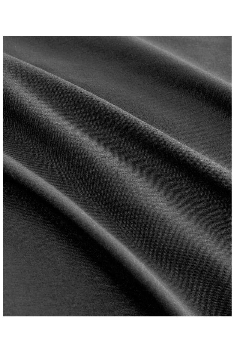Ribbon Ruched Comforter & Sham Set, Alternate, color, BLACK