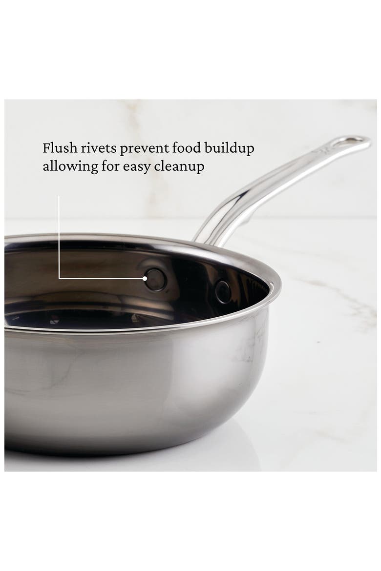 NanoBond® Molecular Titanium Stainless Steel 2-Quart Saucier Pan, Alternate, color, NO COLOR