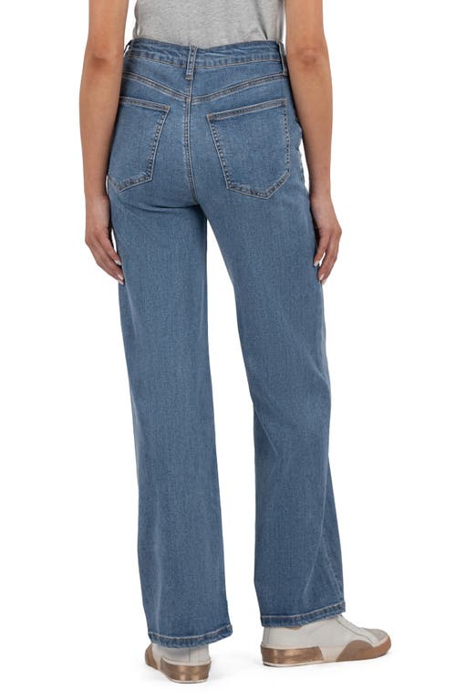 Kut From The Kloth Charlotte High Rise Straight Leg In Medium Wash In Medium Wash