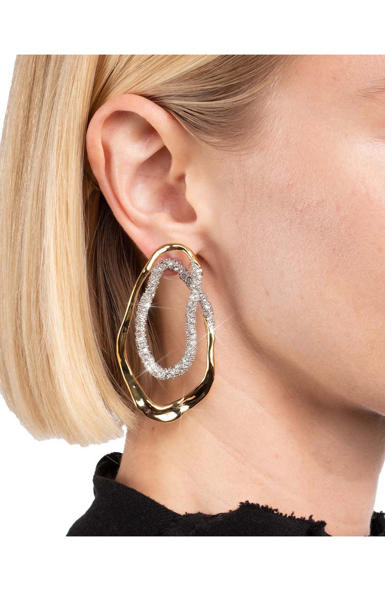 Alexis Bittar Solanales Double Front Hoop Earrings, Alternate, color, 