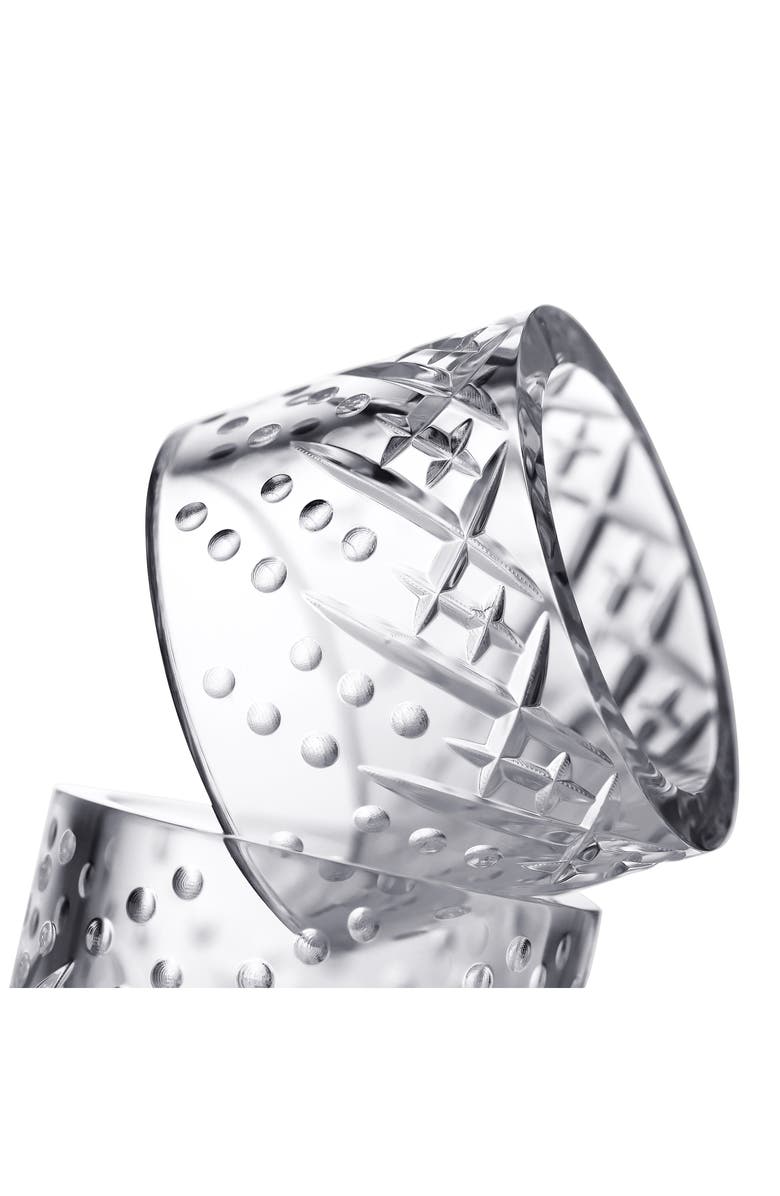 Waterford Celebrations Set of 2 Crystal Napkin Rings, Alternate, color,