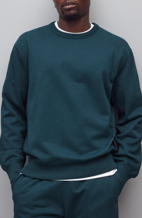 Reigning Champ Midweight Terry Standard Crewneck Sweatshirt In Blue