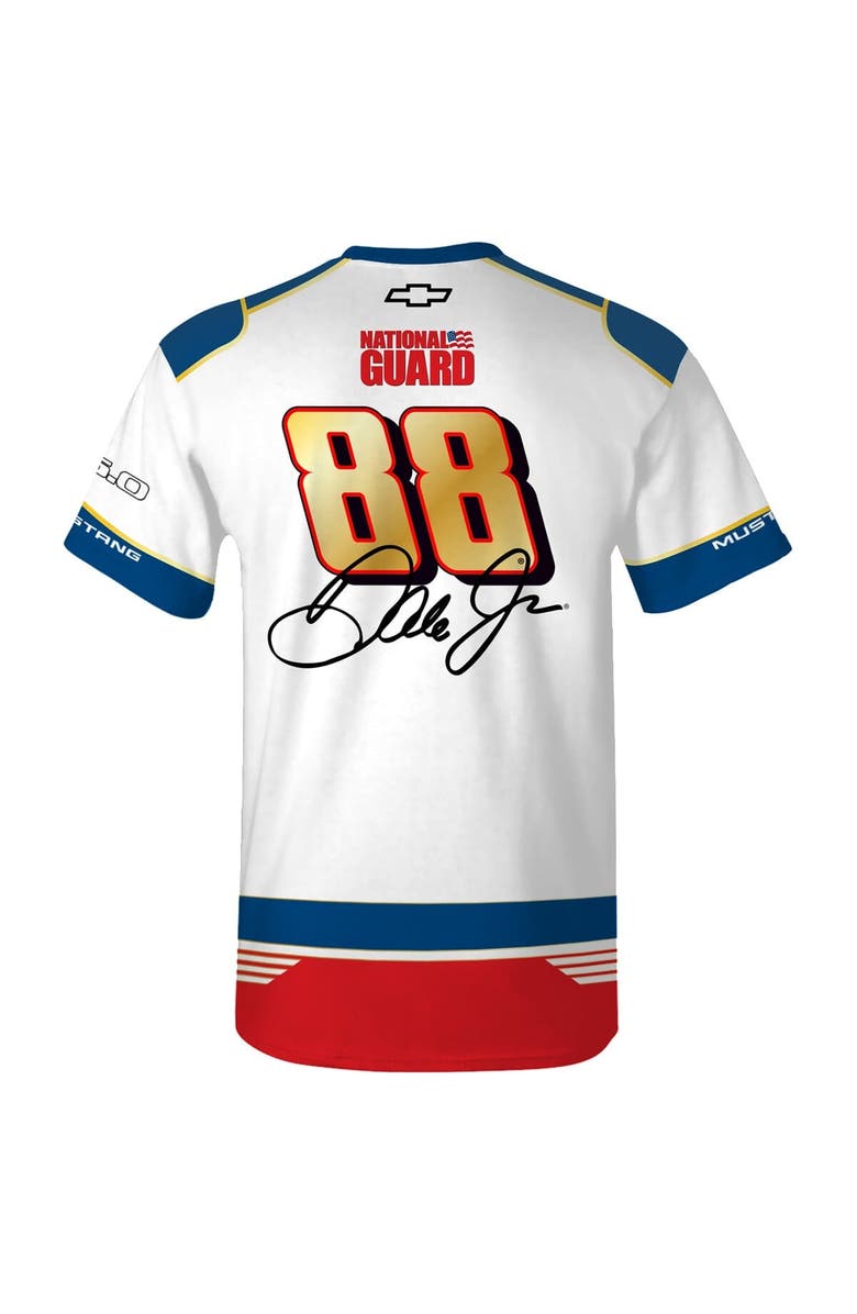 HENDRICK MOTORSPORTS TEAM COLLECTION Men's Hendrick Motorsports Team Collection White Dale Earnhardt Jr. National Guard Legend Uniform T-Shirt, Alternate, color, White