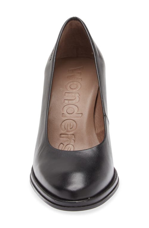 Wonders Block Heel Pump In Black