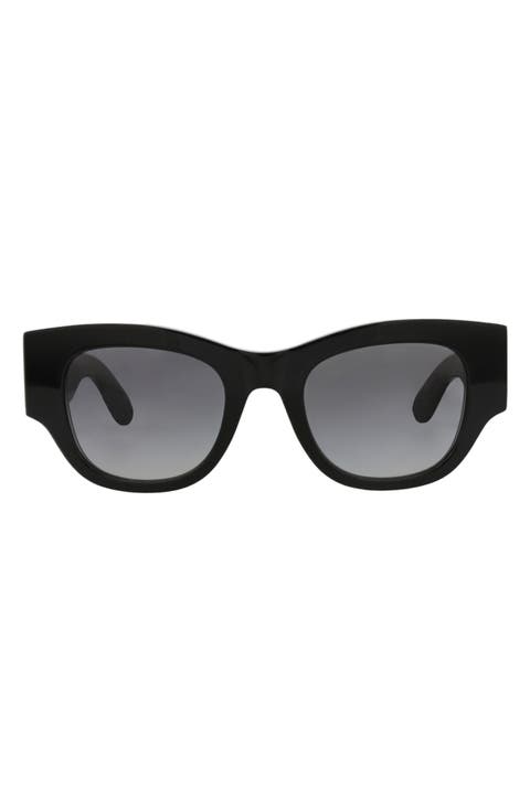 50mm Gradient Square Sunglasses