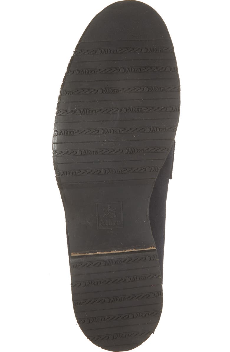 Alden Penny Loafer, Alternate, color, Navy Suede