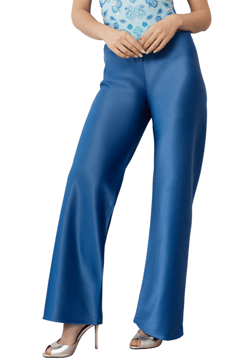 Olivette Satin Feel Wide Leg Pants