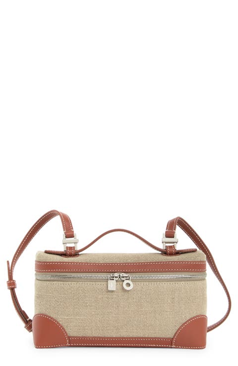 Extra Pocket L19 Canvas & Leather Top Handle Pouch