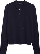 Hommegirls Wool & Cashmere Polo Sweater