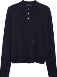 Hommegirls Wool & Cashmere Polo Sweater