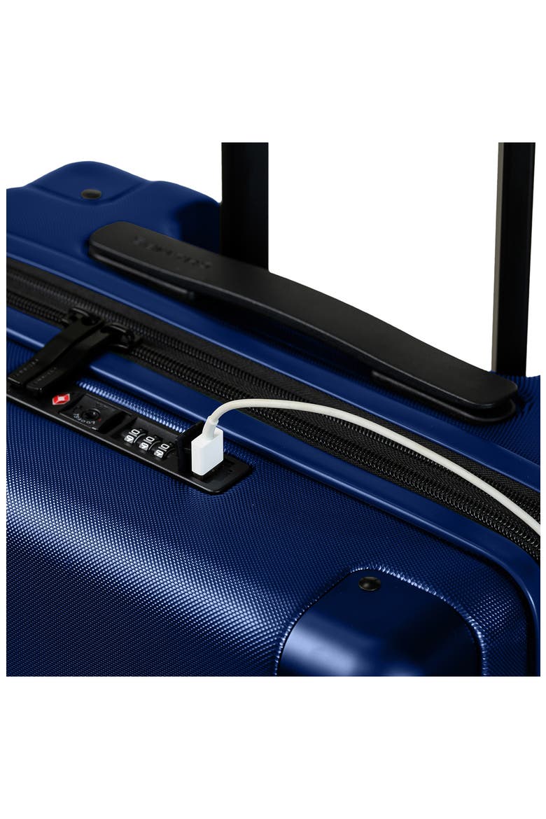 Earth 3-Piece Wheeled Luggage Set, Alternate, color, NAVY