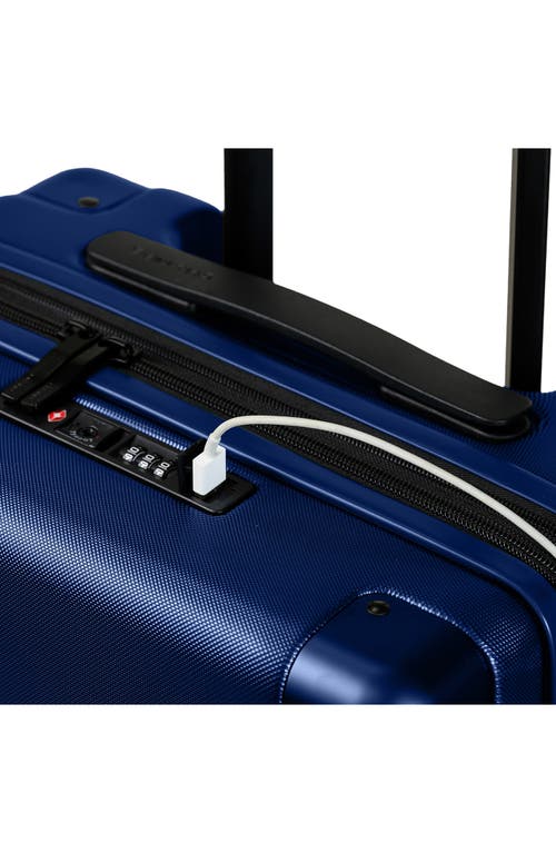 Shop Champs Earth 3-piece Wheeled Luggage Set In Navy