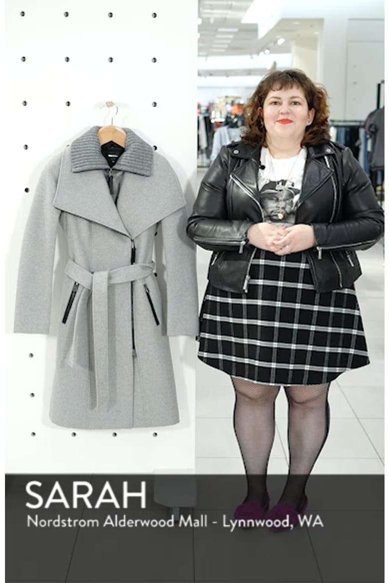 Nori Belted Wool Blend Coat video