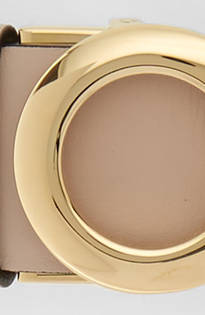 FERRAGAMO Double Gancio Reversible Leather Belt, Alternate, color,