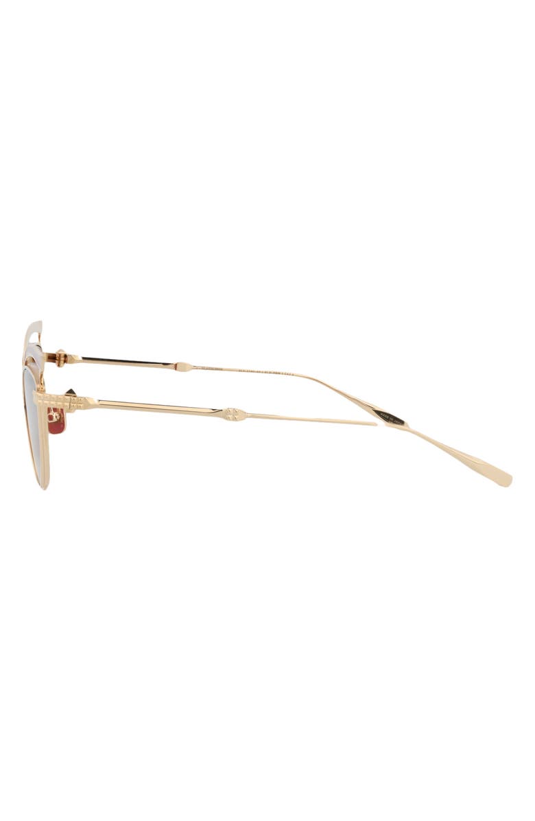 Valentino 55mm Cat Eye Sunglasses, Alternate, color, Gold Gold Rose