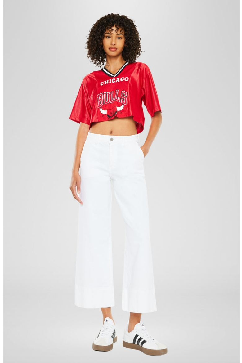 Stacy High Rise Wide Leg Jeans, Alternate, color, White