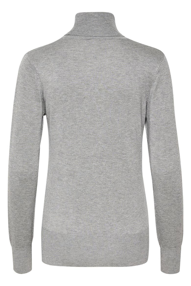 Astrid Roll Neck Jumper, Alternate, color, Grey Melange