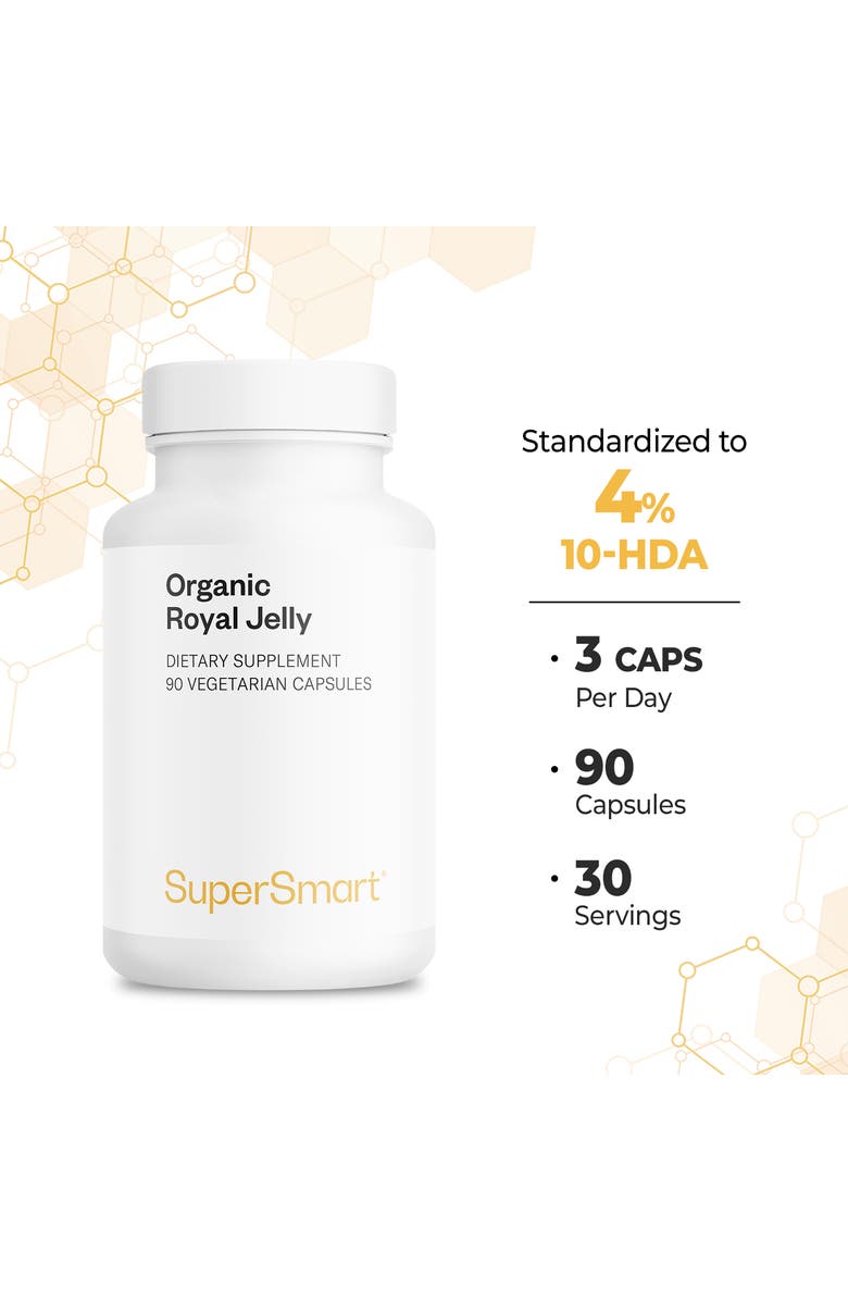 SuperSmart Organic Royal Jelly 300mg, Alternate, color, NO COLOR