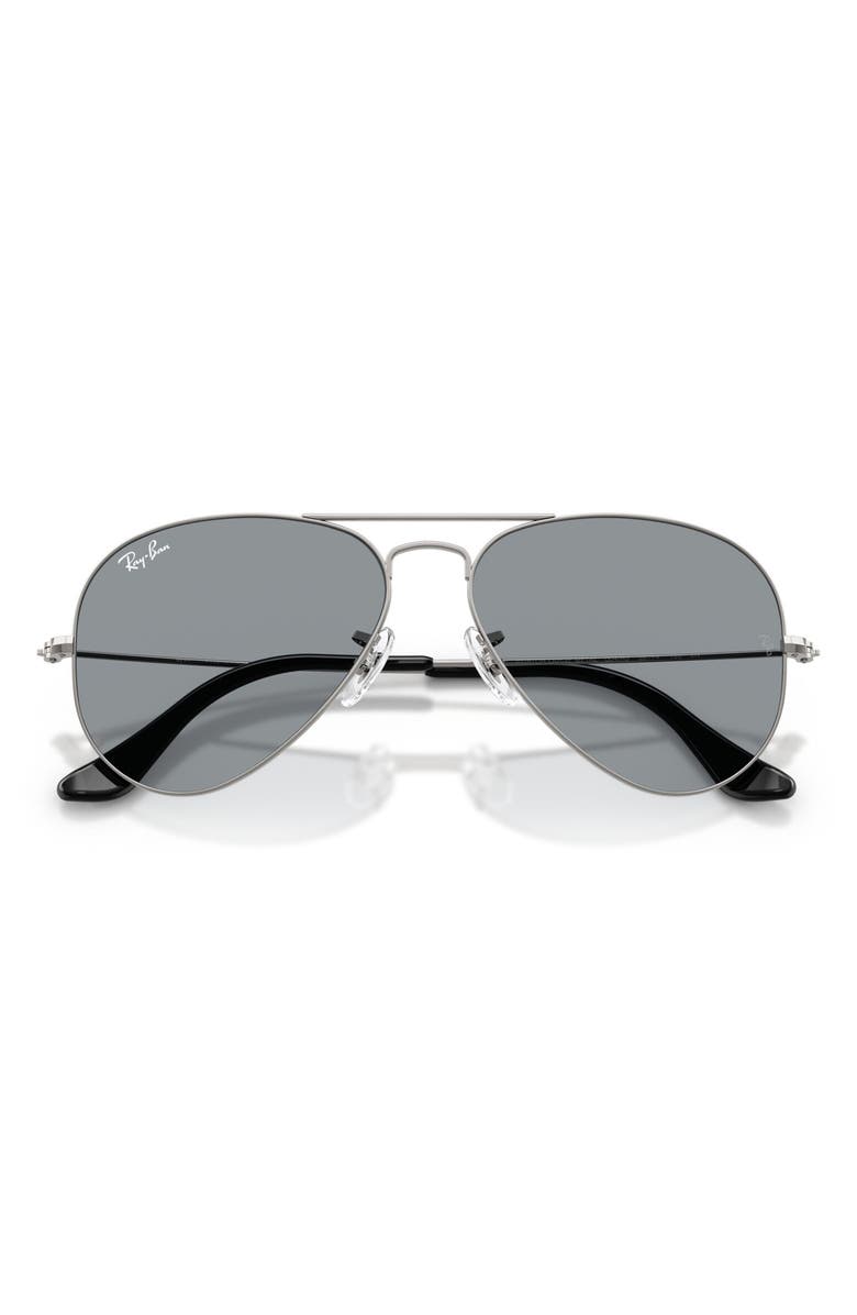 Ray-Ban 58mm Aviator Sunglasses, Alternate, color, 