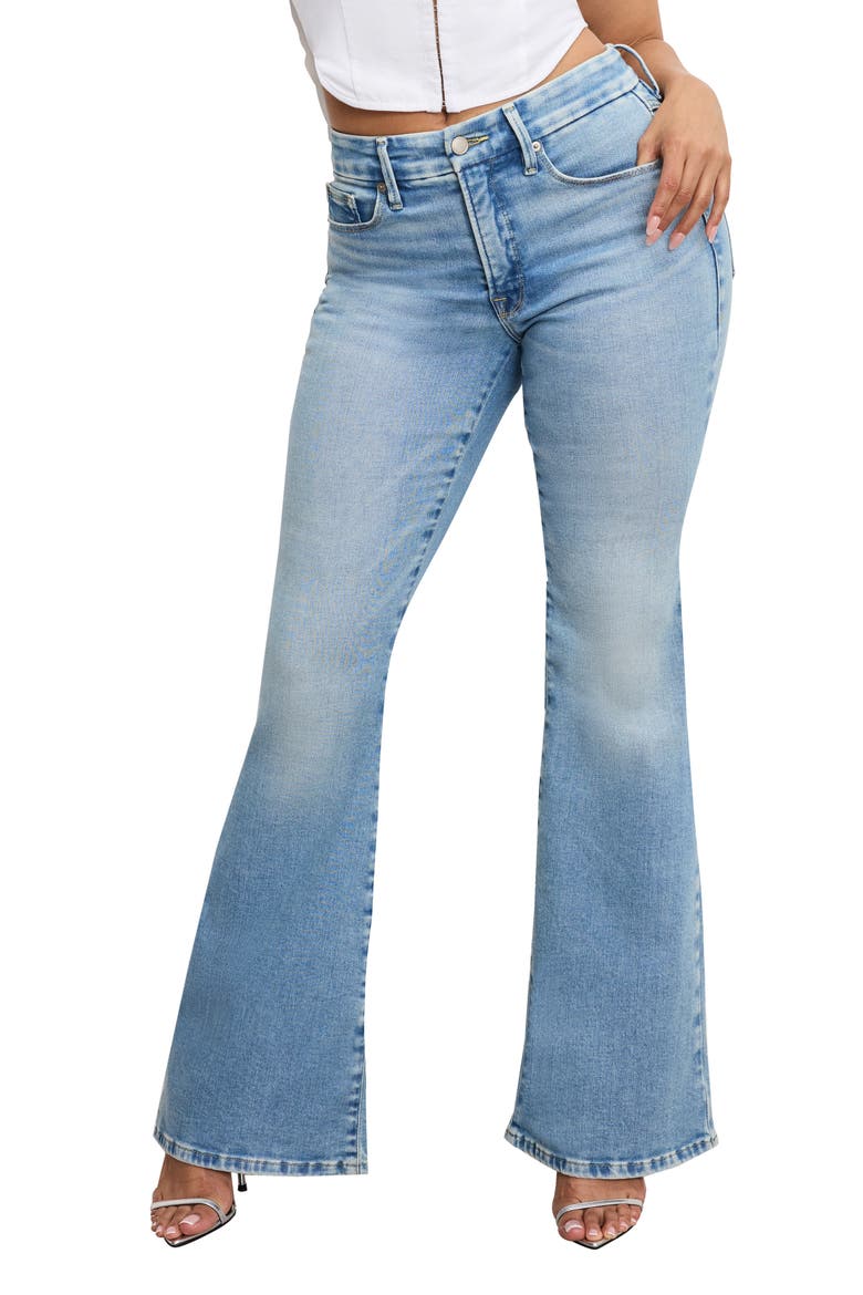 Dolly Joleans Flare Jeans, Alternate, color, INDIGO1019